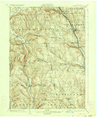 1903 Map of Harford, 1934 Print