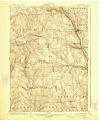 1903 Map of Harford, 1924 Print