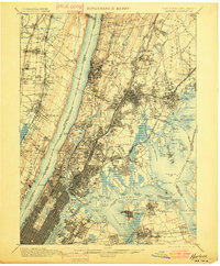 1900 Map of Harlem, 1901 Print