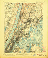 1900 Map of Harlem, 1907 Print