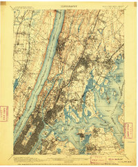 preview thumbnail of historical topo map of Westchester County, NY in 1900
