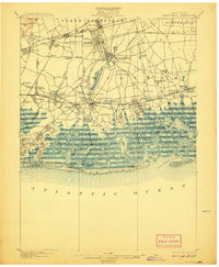 1903 Map of Hempstead, 1907 Print
