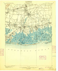 1903 Map of Hempstead, 1909 Print