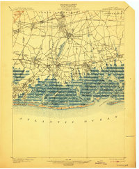 1903 Map of Hempstead, 1912 Print