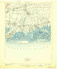 1903 Map of Hempstead, 1929 Print