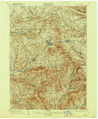 Download a high-resolution, GPS-compatible USGS topo map for Hobart, NY (1944 edition)