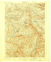 Download a high-resolution, GPS-compatible USGS topo map for Hobart, NY (1928 edition)