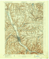 Download a high-resolution, GPS-compatible USGS topo map for Hornell, NY (1936 edition)