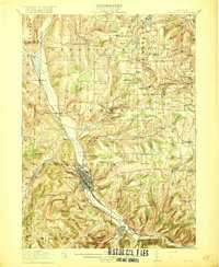 Download a high-resolution, GPS-compatible USGS topo map for Hornell, NY (1918 edition)