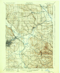 1905 Map of Jamestown, 1935 Print
