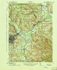 1942 Map of Jamestown