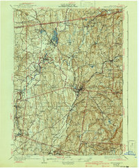 preview thumbnail of historical topo map of Columbia County, NY in 1933