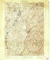 preview thumbnail of historical topo map of Columbia County, NY in 1933