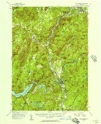 preview thumbnail of historical topo map of Warren County, NY in 1955