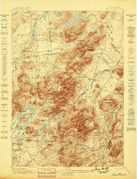 1898 Map of Lake Placid