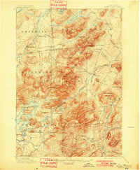 1898 Map of Lake Placid, 1901 Print