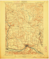 1903 Map of Little Falls, NY, 1911 Print