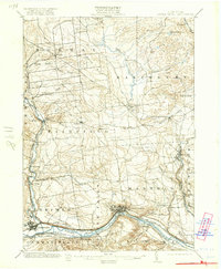 1903 Map of Little Falls, NY, 1921 Print