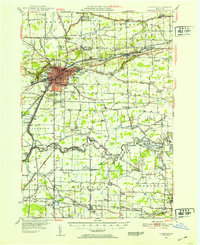 Download a high-resolution, GPS-compatible USGS topo map for Lockport, NY (1953 edition)