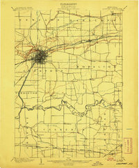 Download a high-resolution, GPS-compatible USGS topo map for Lockport, NY (1906 edition)