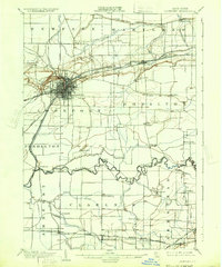 Download a high-resolution, GPS-compatible USGS topo map for Lockport, NY (1932 edition)