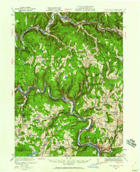 preview thumbnail of historical topo map of Delaware County, NY in 1920