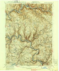 Download a high-resolution, GPS-compatible USGS topo map for Long Eddy, NY (1939 edition)