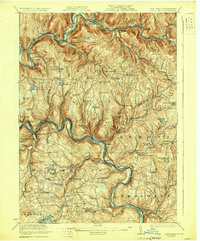 Download a high-resolution, GPS-compatible USGS topo map for Long Eddy, NY (1929 edition)