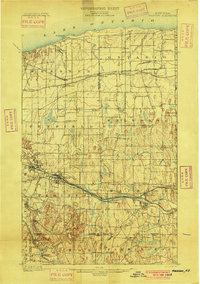 1900 Map of Ontario County, NY