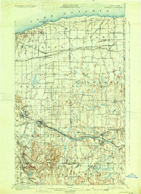 1900 Map of Ontario County, NY, 1931 Print