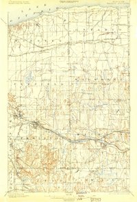 1900 Map of Ontario County, NY, 1904 Print