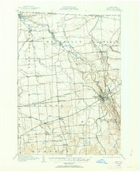Download a high-resolution, GPS-compatible USGS topo map for Malone, NY (1963 edition)