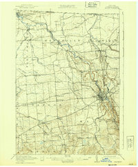 Download a high-resolution, GPS-compatible USGS topo map for Malone, NY (1939 edition)