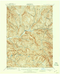 1901 Map of Margaretville, 1961 Print