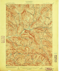 preview thumbnail of historical topo map of Margaretville, NY in 1904