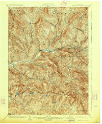 1904 Map of Margaretville, NY, 1926 Print