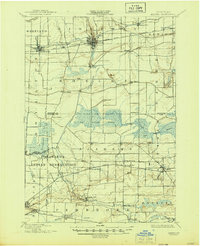 1897 Map of Medina, 1944 Print