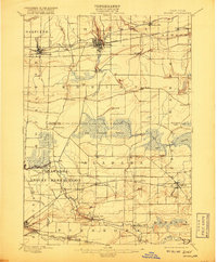 1897 Map of Medina, 1917 Print