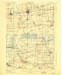1897 Map of Medina, 1927 Print