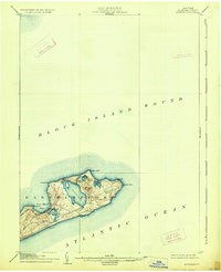 1904 Map of Montauk, 1926 Print