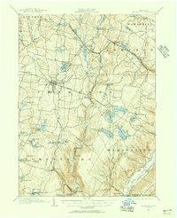 1909 Map of Monticello, 1956 Print