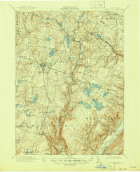 1911 Map of Monticello, 1946 Print