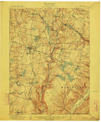 1911 Map of Monticello
