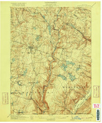 1911 Map of Monticello, 1916 Print
