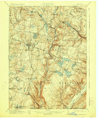 1911 Map of Monticello, 1925 Print