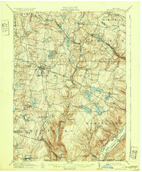 1911 Map of Monticello, 1931 Print