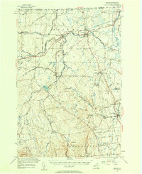 Download a high-resolution, GPS-compatible USGS topo map for Mooers, NY (1958 edition)