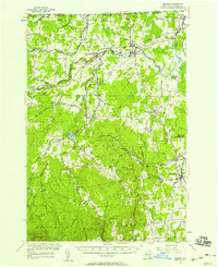 preview thumbnail of historical topo map of Clinton County, NY in 1956