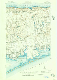 Download a high-resolution, GPS-compatible USGS topo map for Moriches, NY (1956 edition)