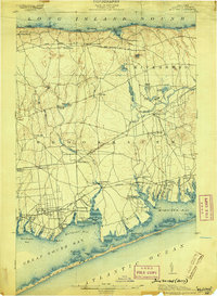 Download a high-resolution, GPS-compatible USGS topo map for Moriches, NY (1904 edition)